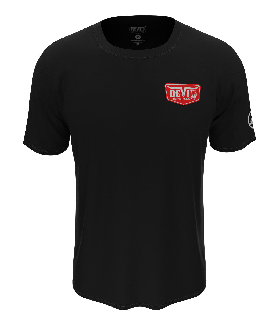 Badge Design T-Shirt Black