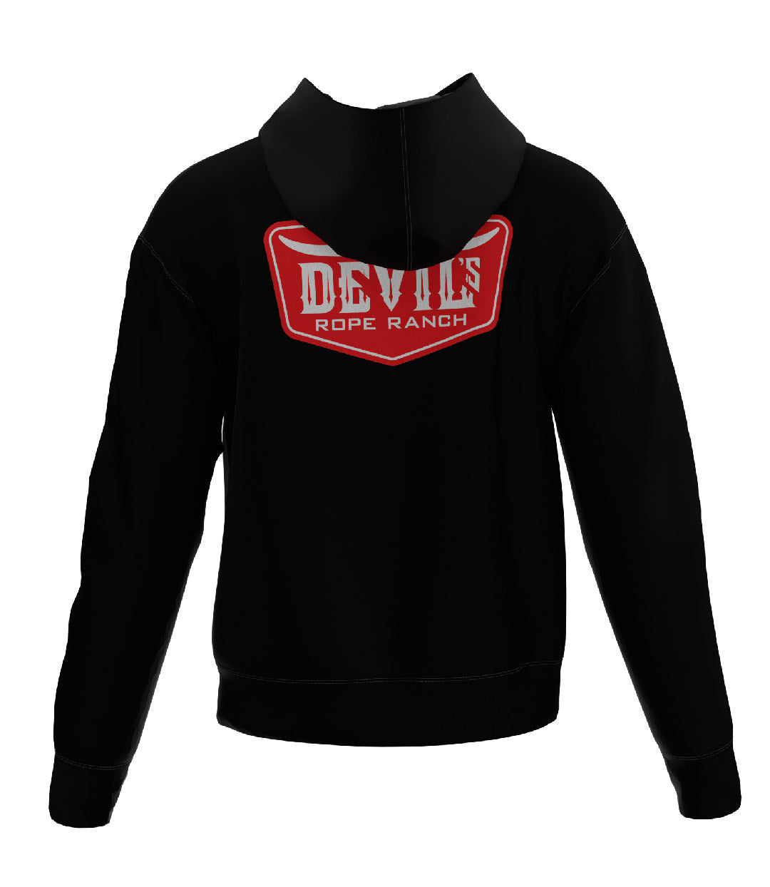 Badge Design Hoodie Black