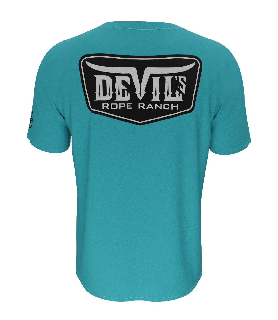 Badge Design T-Shirt Bondi Blue