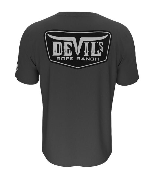 Badge Design T-Shirt Charcoal