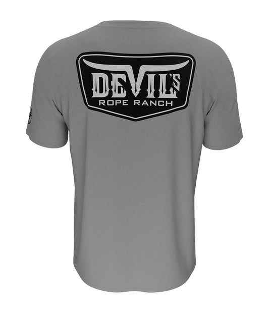 Badge Design T-Shirt Dark Heather Grey