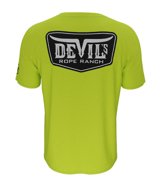 Badge Design T-Shirt Neon Yellow