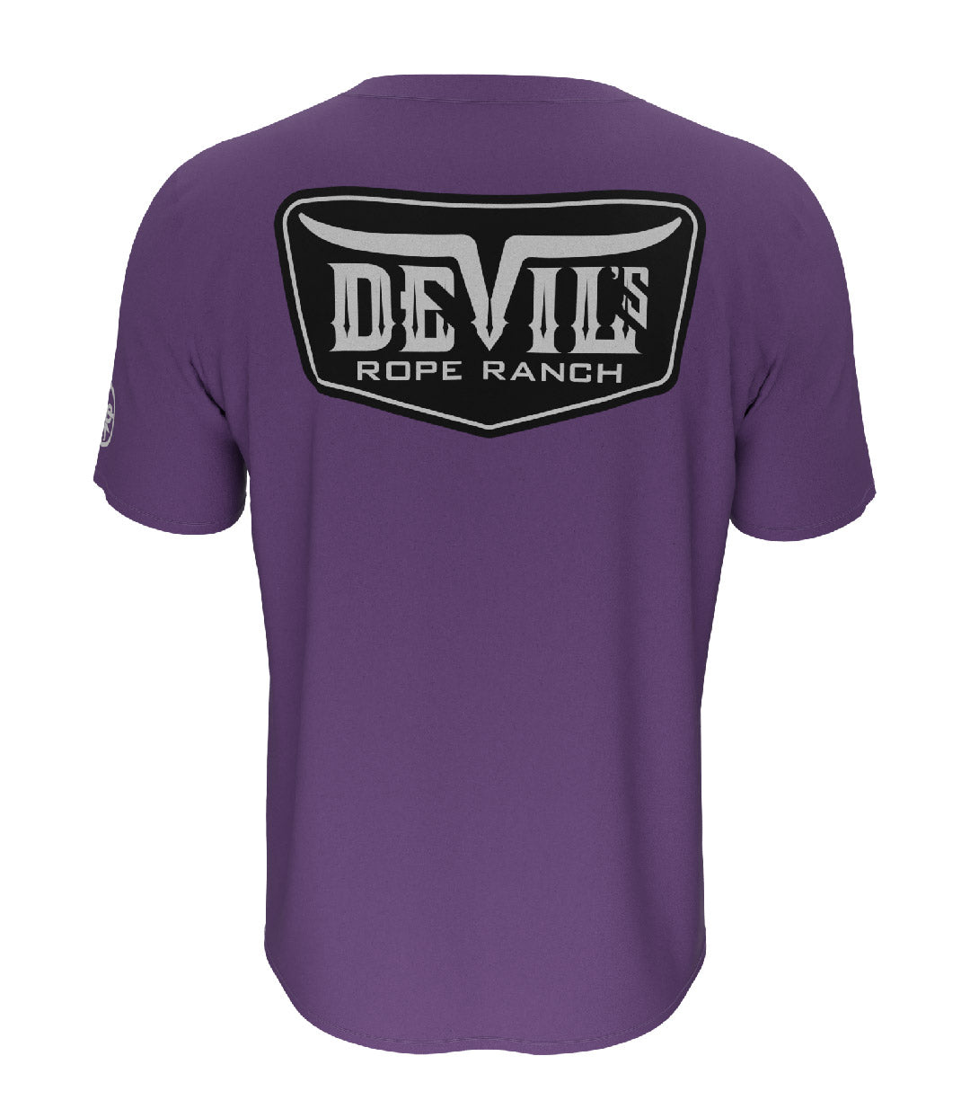 Badge Design T-Shirt Purple Rush