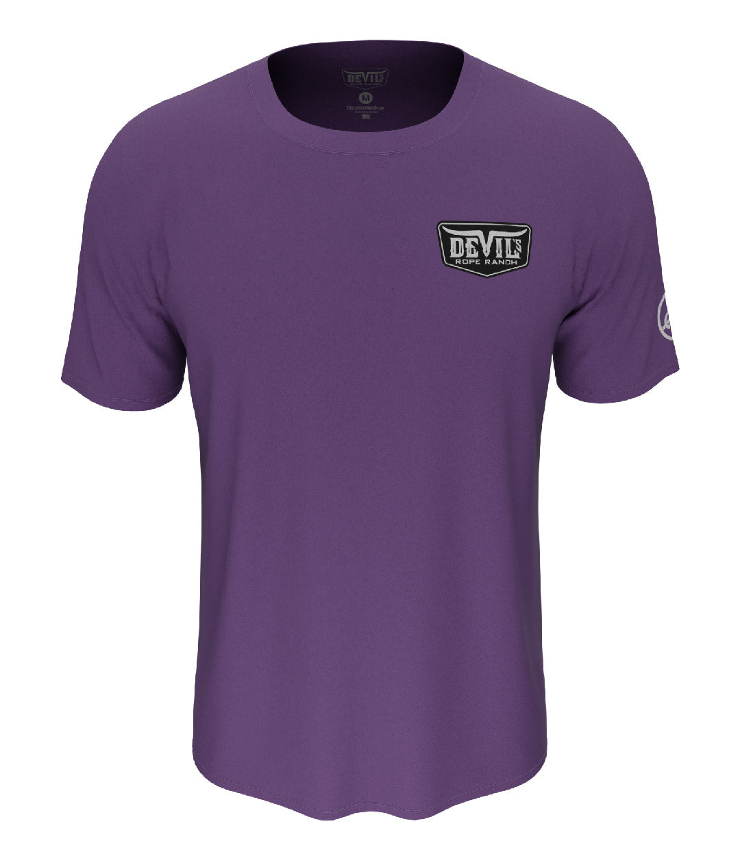 Badge Design T-Shirt Purple Rush