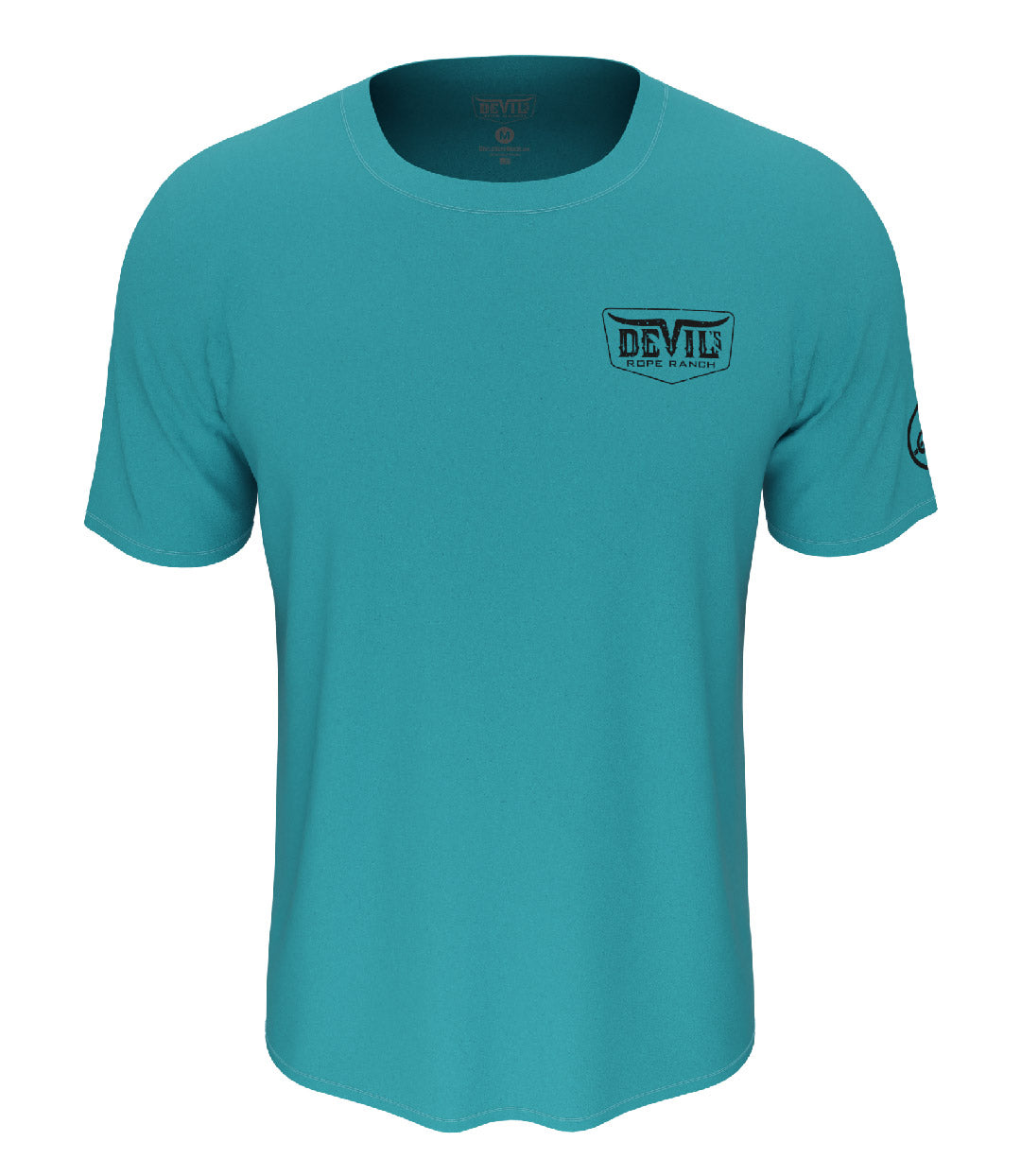 Barbed Wire Design T-Shirt Bondi Blue