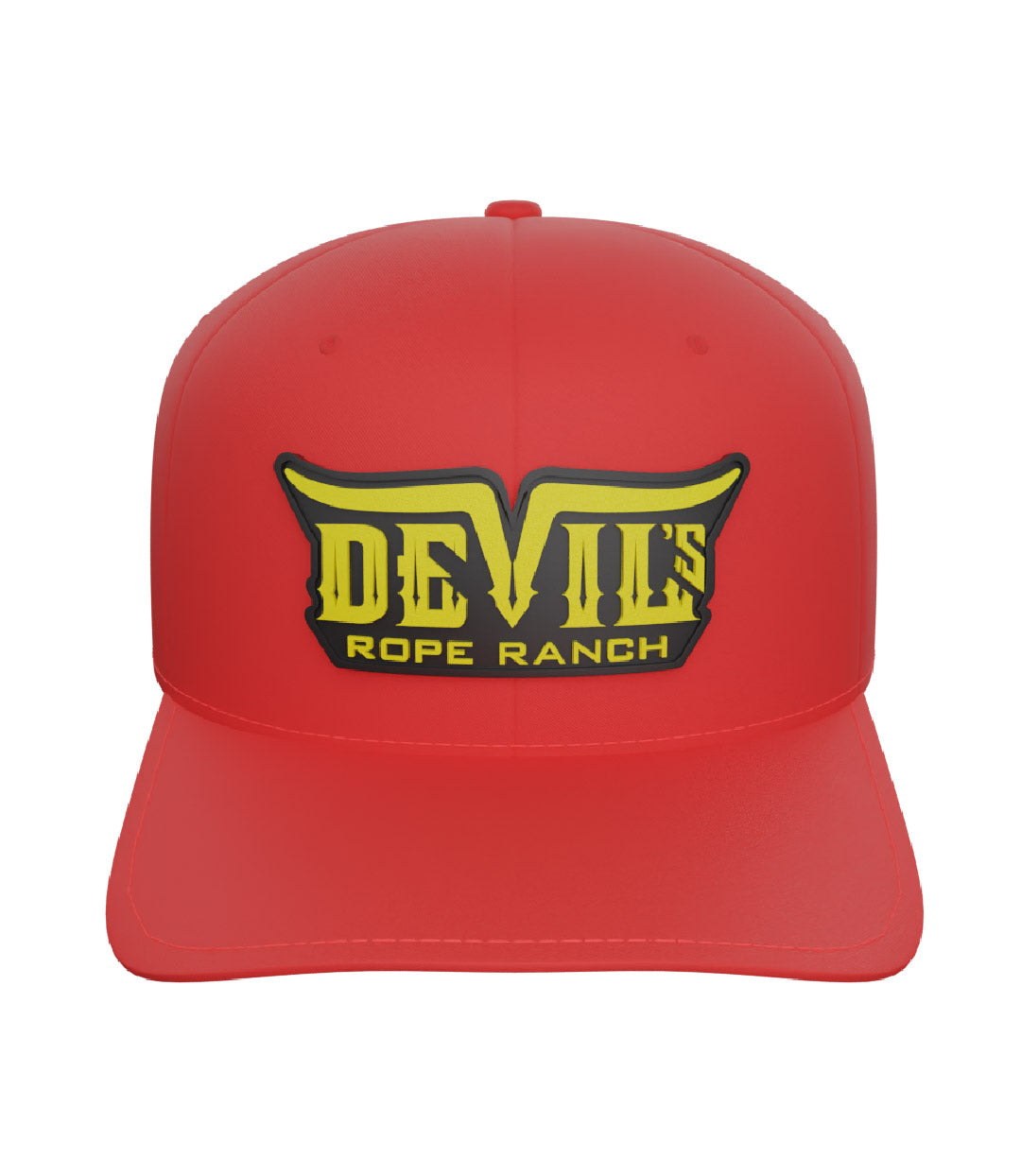 PVC Canyon Design Baseball Hat Red