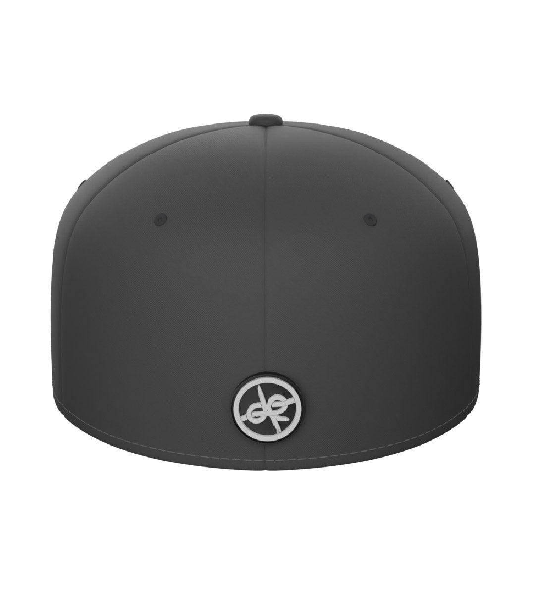 Metal Badge Design Baseball Hat Dark Grey