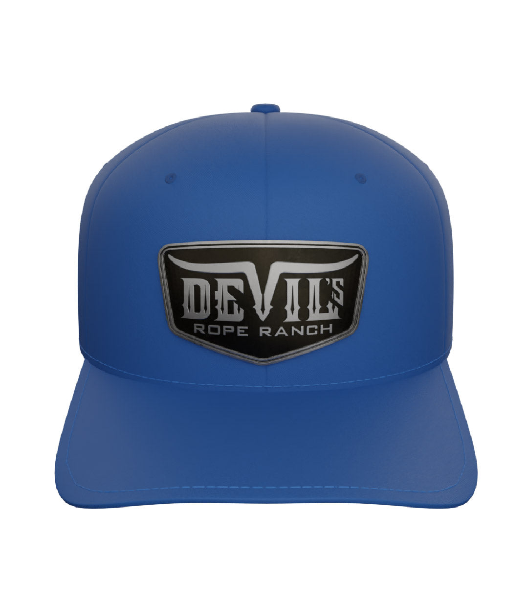 Metal Badge Design Baseball Hat Royal