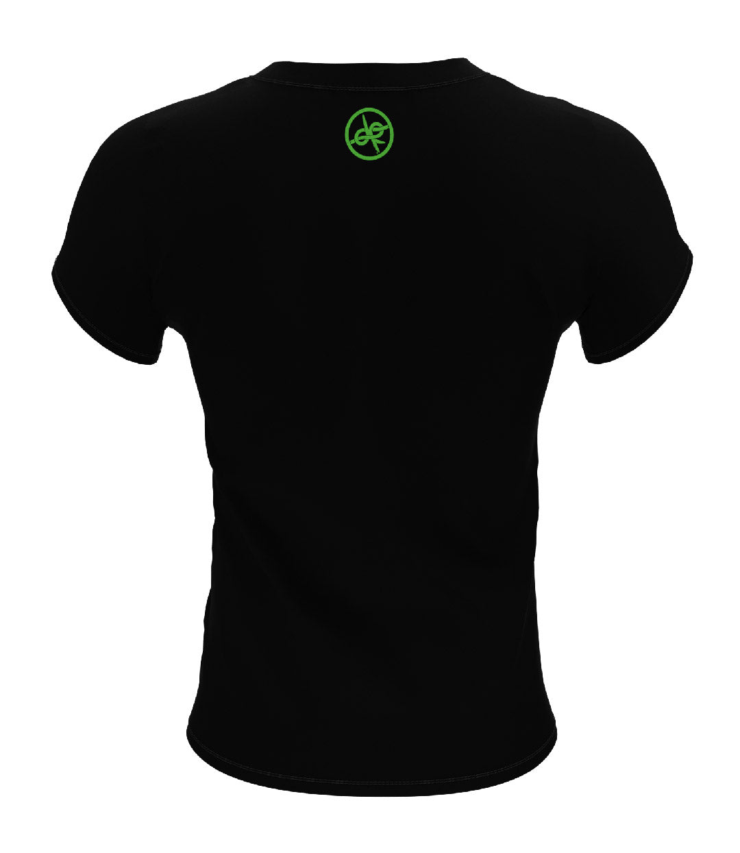 Heart Design T-shirt Black/Neon Lime