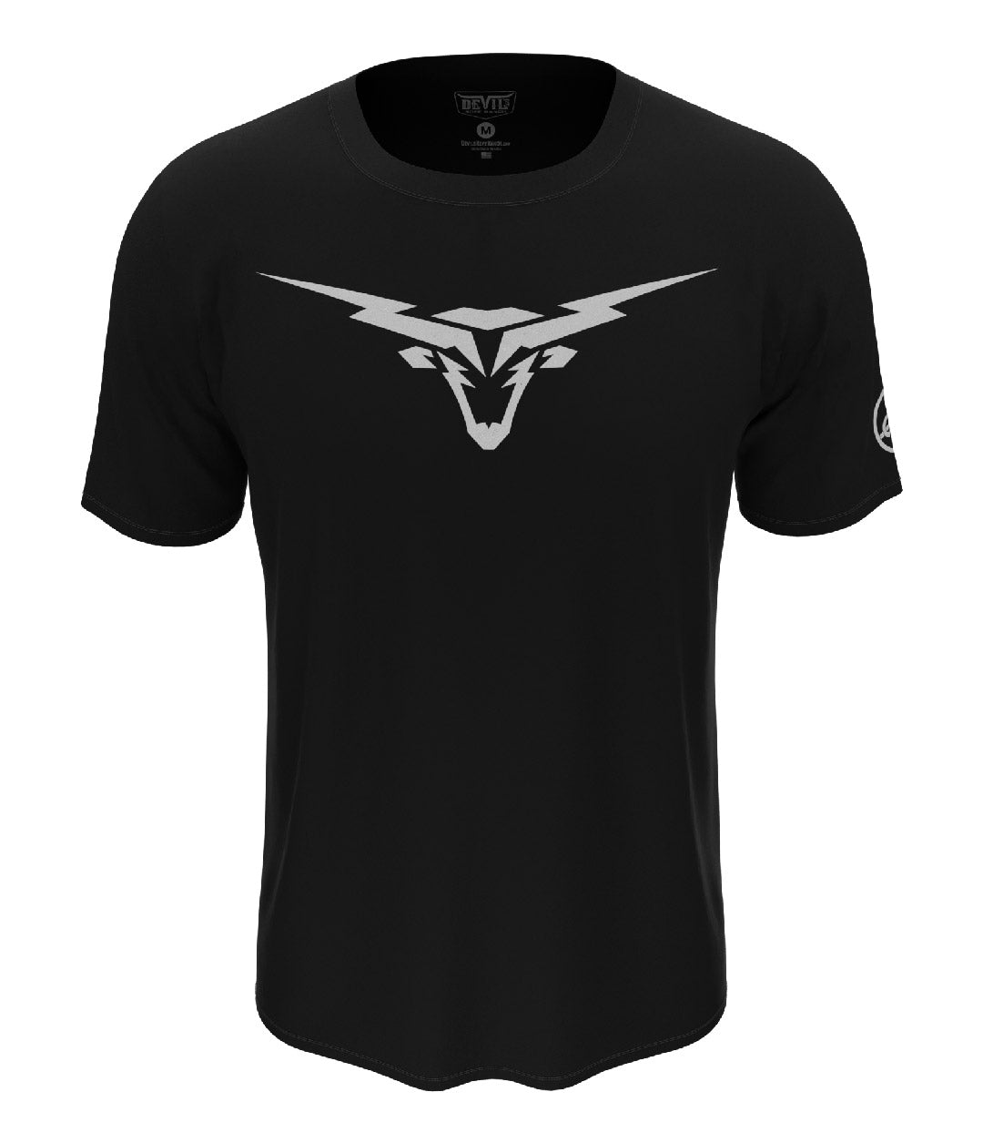 LongHorn Bolt Design T-shirt Black/White