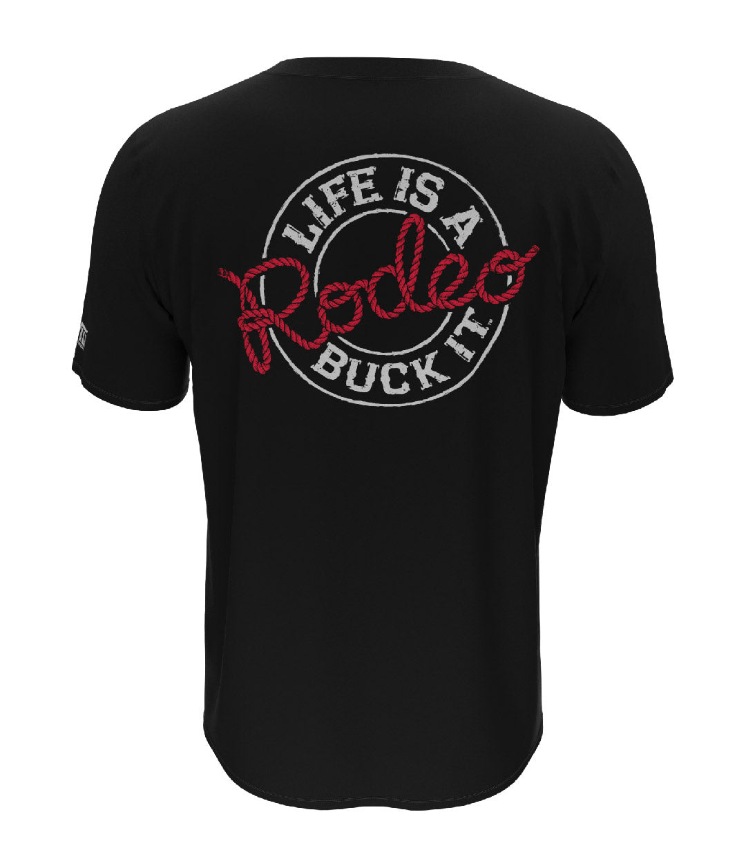 Rodeo Design T-Shirt Red/White