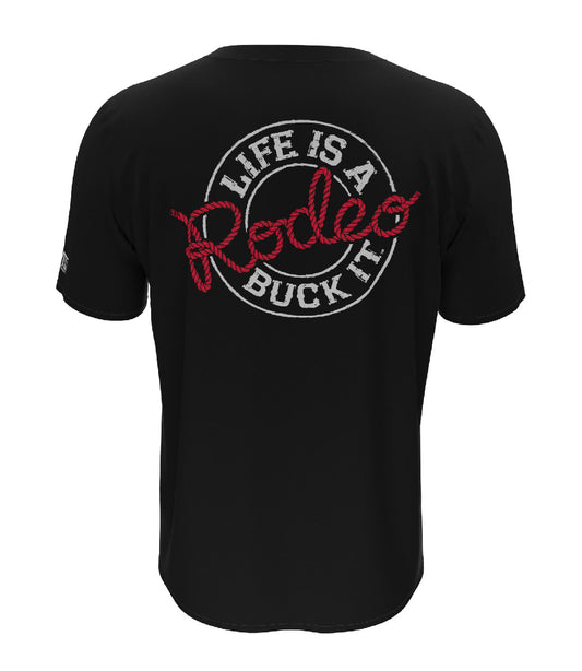 Rodeo Design T-Shirt Red/White