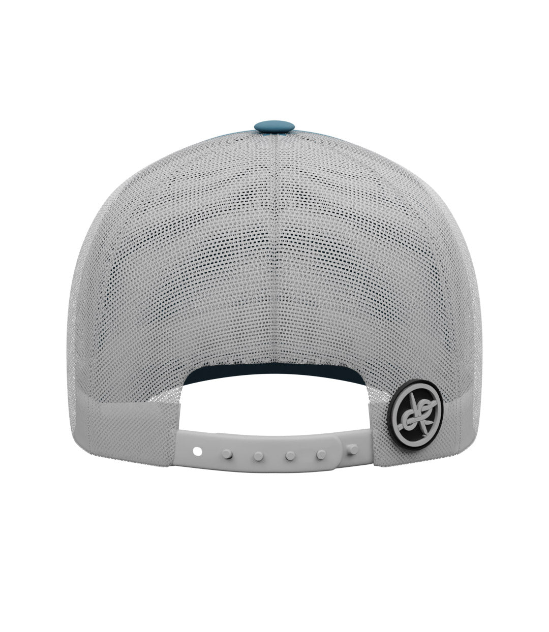 PVC Canyon Design Trucker Cap Columbia Blue/White