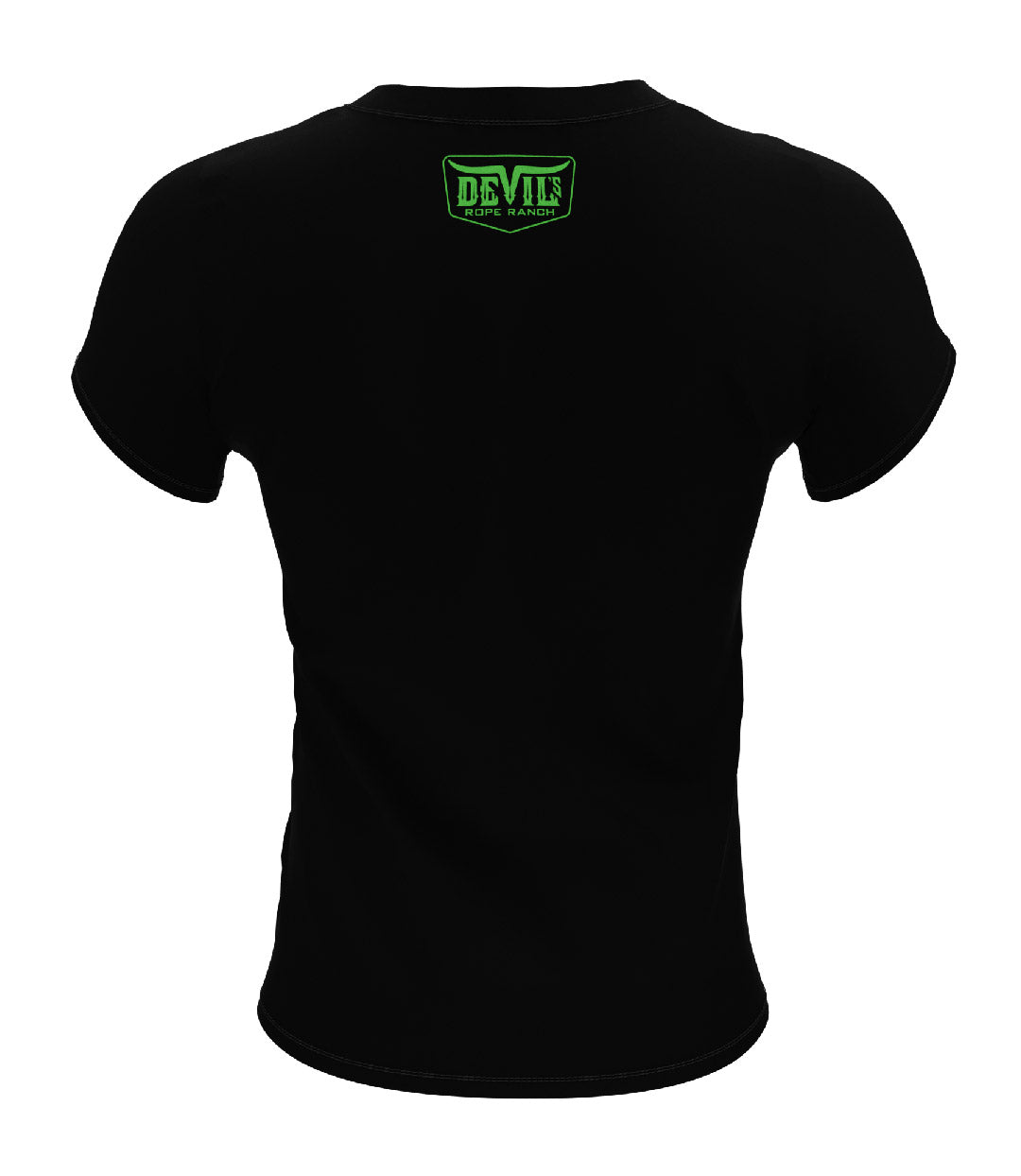 LongHorn Bolt Design T-shirt Black/Neon Green